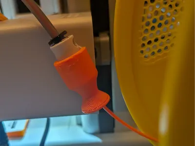 Improved A1 Mini 4mm PTFE Tube Adapter