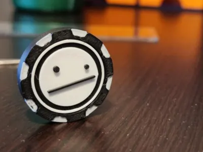 Poker Face Poker Chip