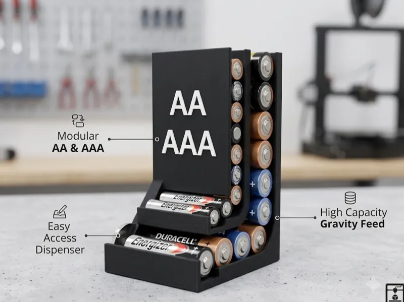 Batterie halter battery storage AA AAA CR20