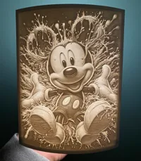 Veilleuse lithophanie Mickey — photo 2