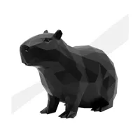 Capybara décoratif low poly — photo 5