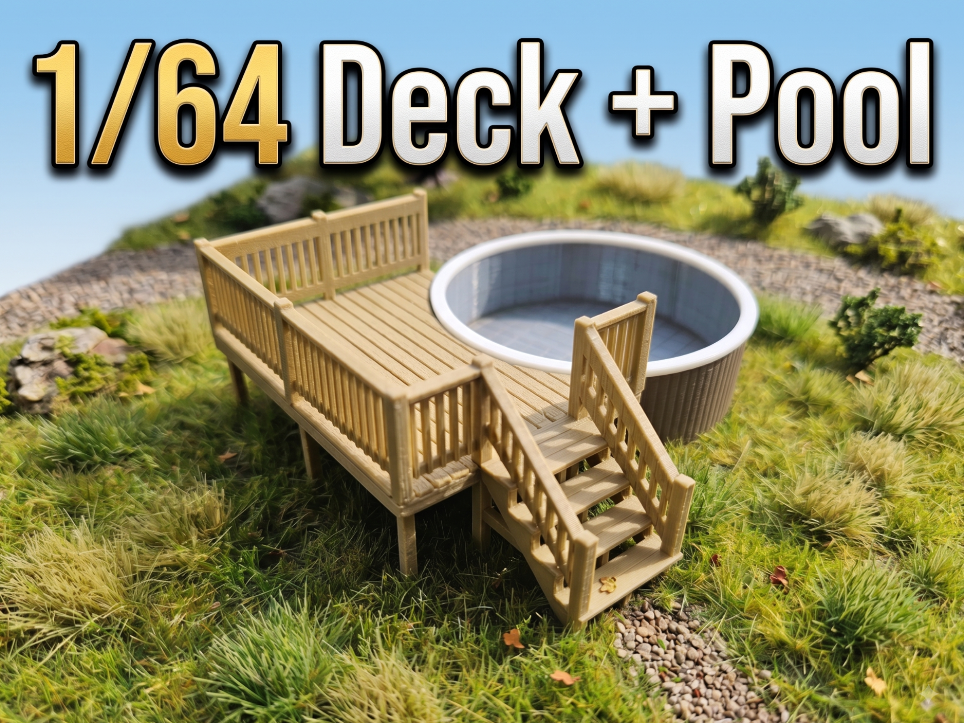 1/64 - Deck + Pool - 1