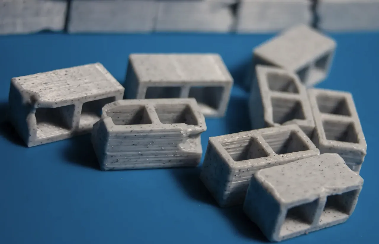 Stackable Miniature Cinder Blocks view 2