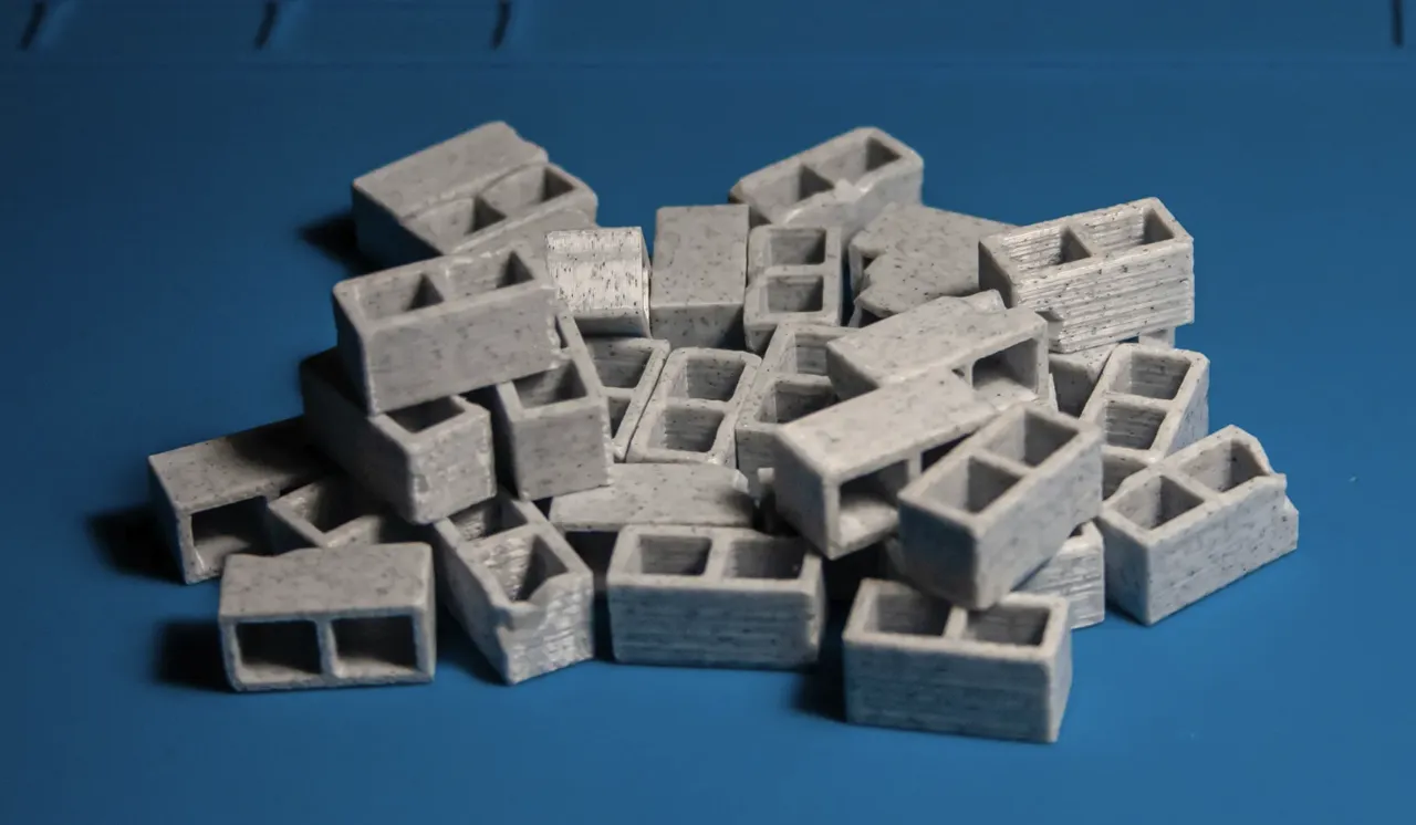 Stackable Miniature Cinder Blocks view 3