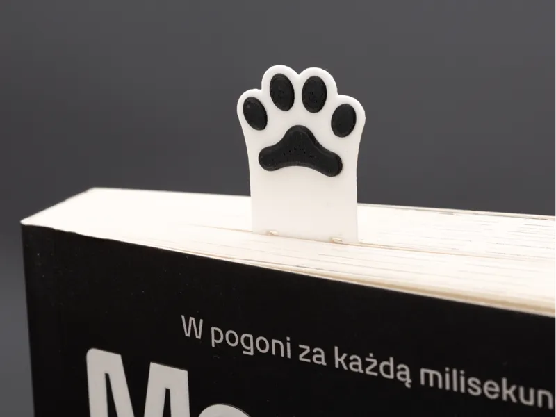 Cat Paw Bookmark