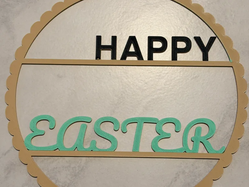 Happy Easter Bunny Door Hanger – Fast & Easy Print