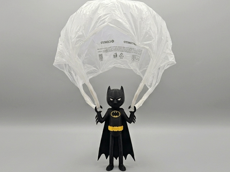 The Bat-Stickman parachute 