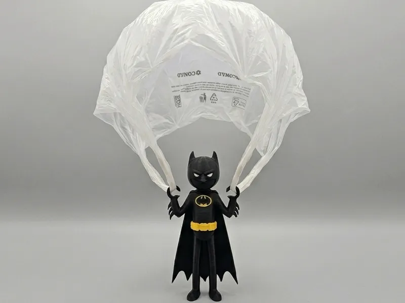 The Bat-Stickman parachute 