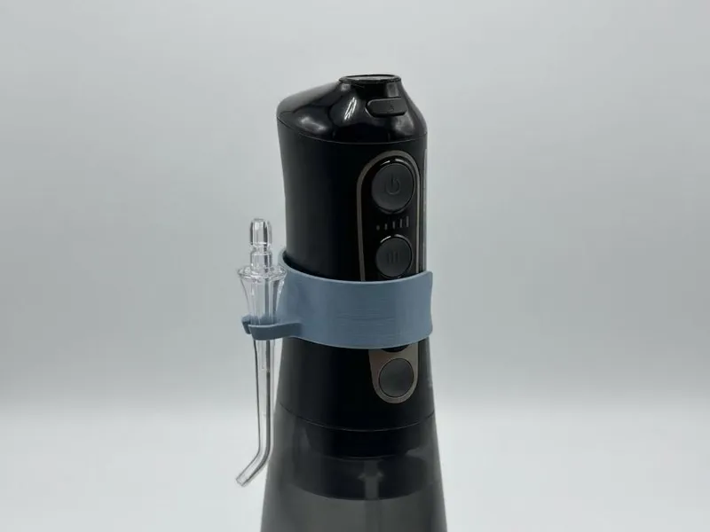 Water Flosser Nozzle Holder | Low-Profile Snap-On 