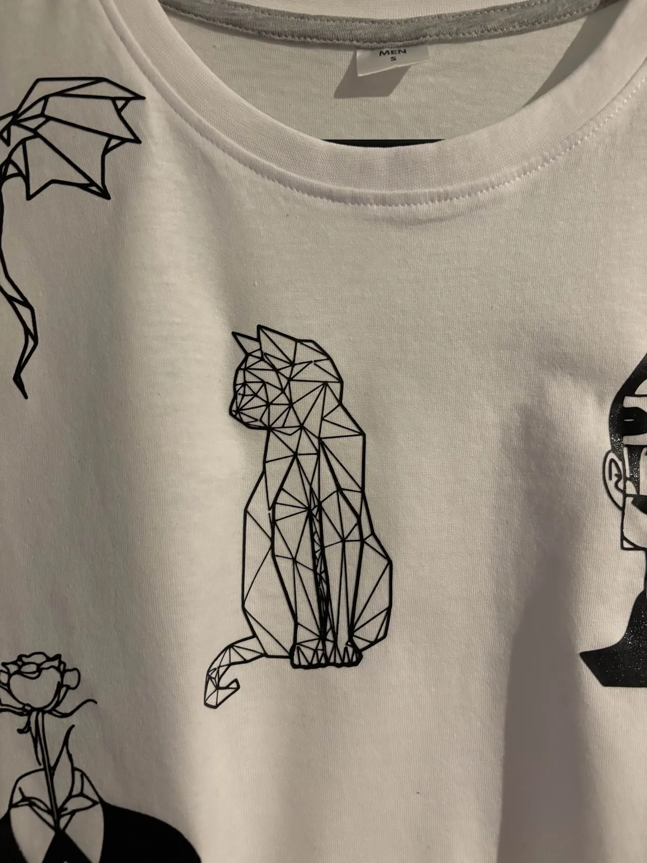 T-shirt Print - Cat view 2