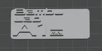 A1 Mini Faceplate No AMS. Use 0.2mm head