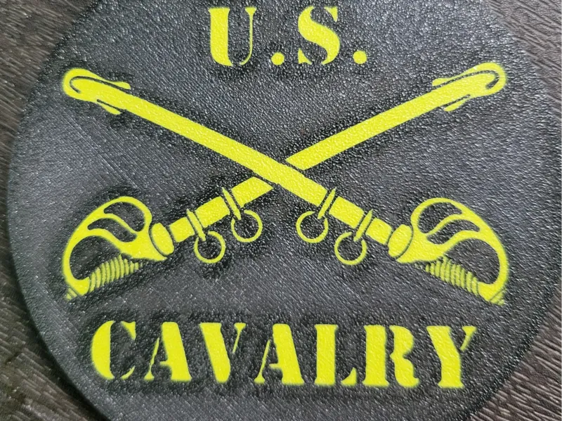 US Cavalry Coaster 100mm