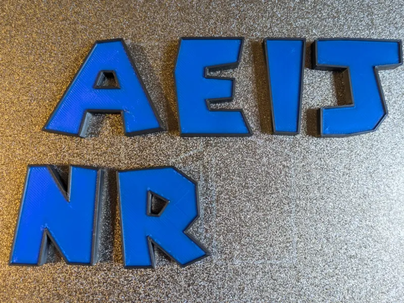 Super Mario Alphabet w/ Covered Magnet