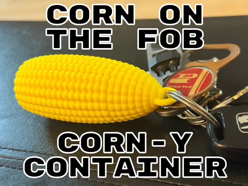 Corn on the Fob (container/keychain)