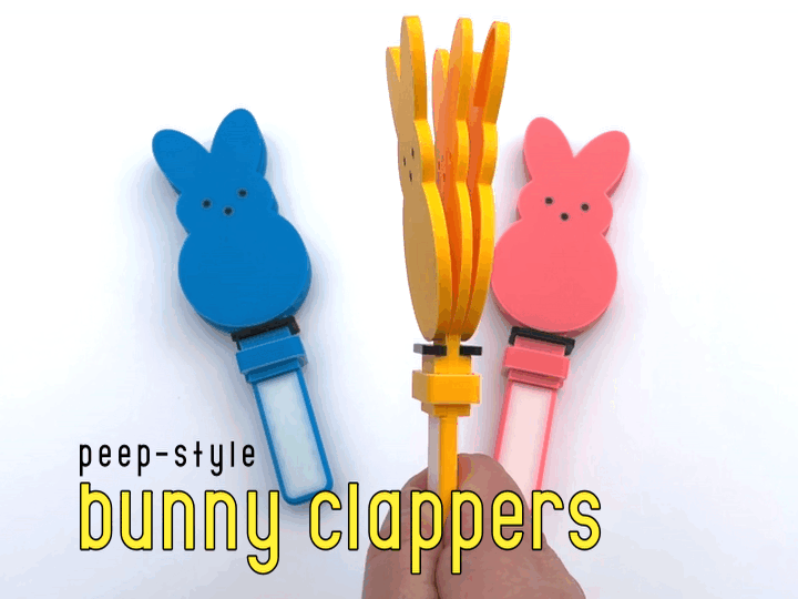 Peep-Style Bunny Clappers