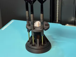 Dart stand with light up core