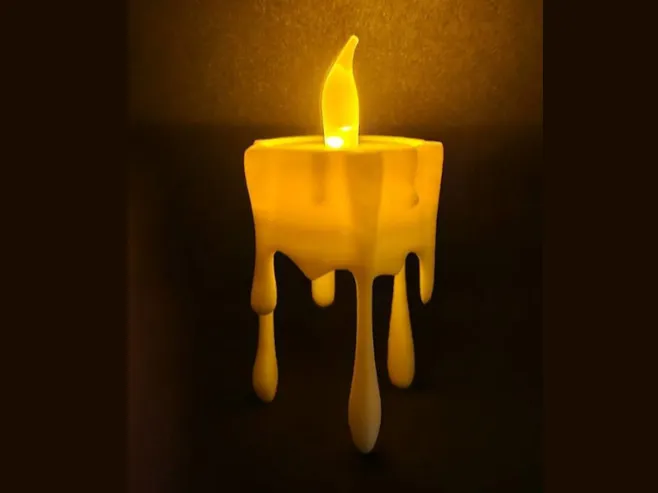 Floating Dripping Candle – Organic LED Holder