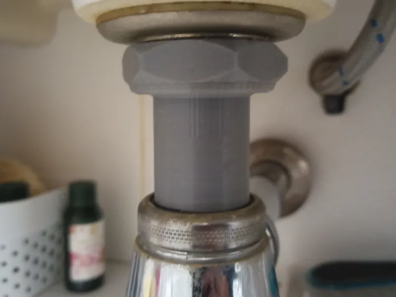 Viega sink pipe replacement with Nut 1 1/4 inch
