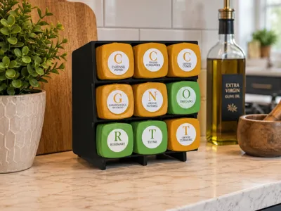 3x3 Spice Rack