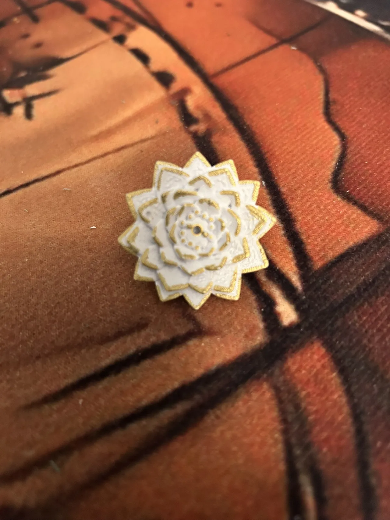 Lotus Flower Earrings view 4