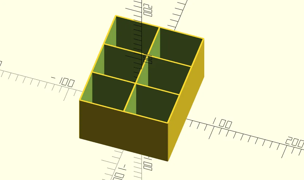Parametric organizer generator - Free 3D Print Model - MakerWorld