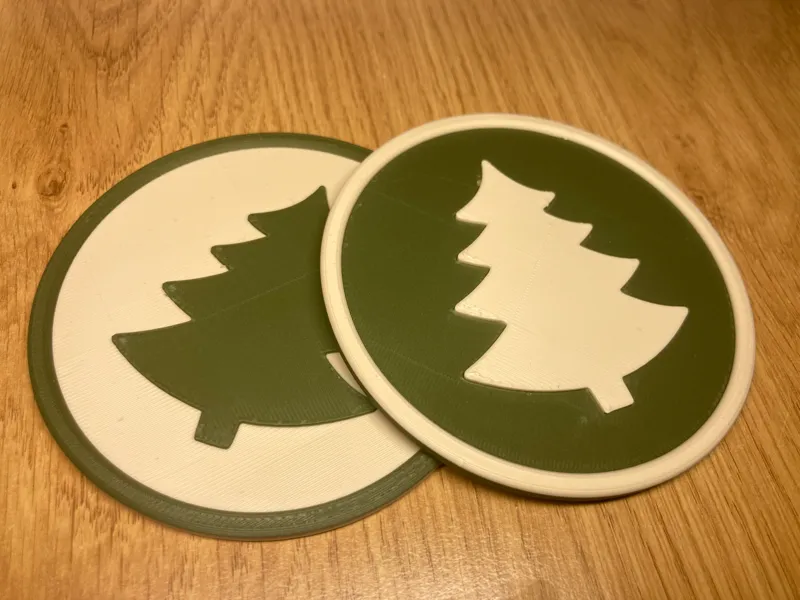 Christmas Tree Coaster