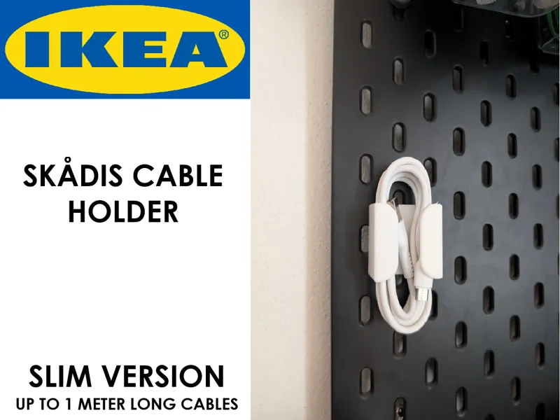 IKEA Skådis Cable Holder | SLIM VERSION