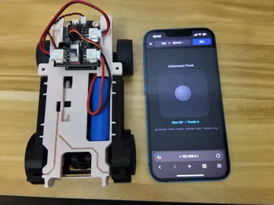 Web Remote Control CyberBrick Truck Chassis