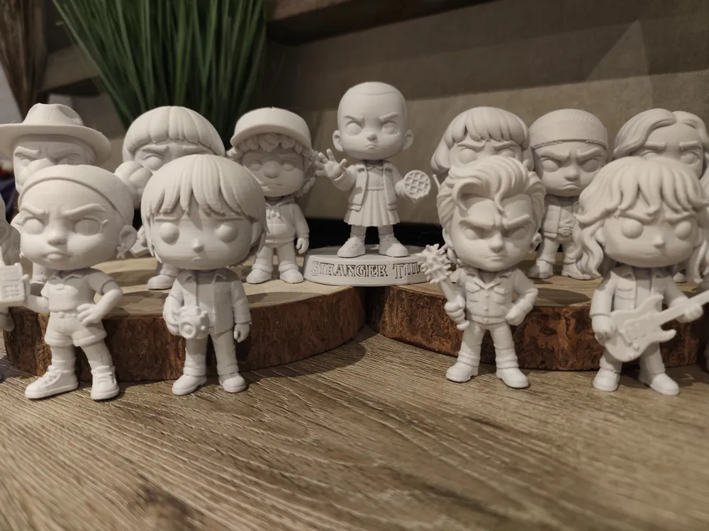 تصميم خاص لشخصية Stranger Things Chibi تمثال زخرفي هدية قابلة للجمع