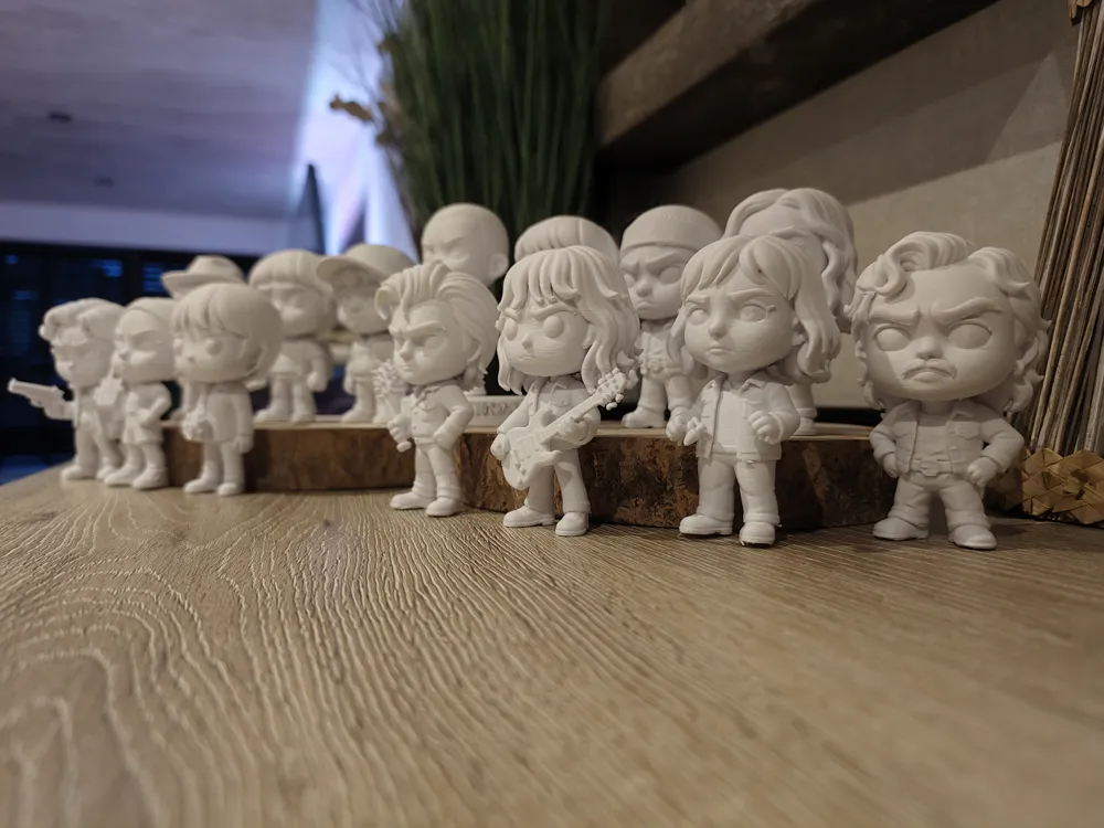 تصميم خاص لشخصية Stranger Things Chibi تمثال زخرفي هدية قابلة للجمع