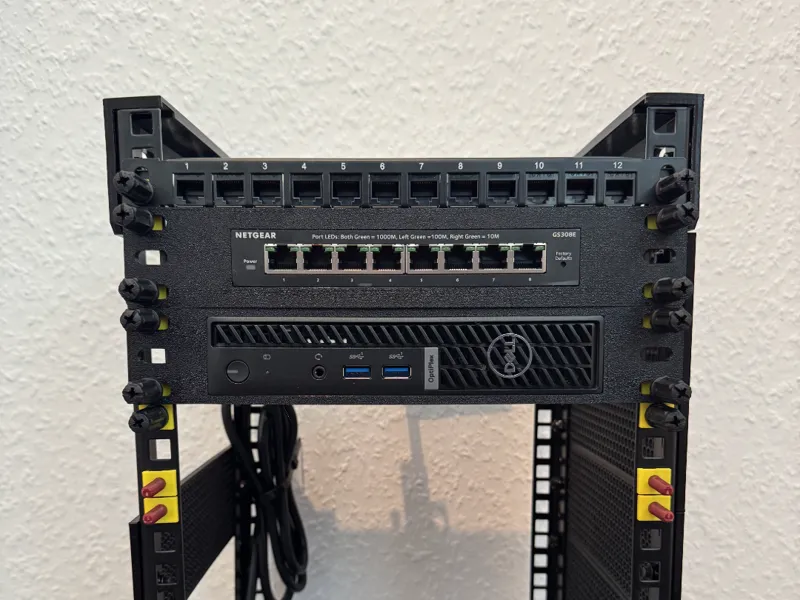 Dell Optiplex Micro 7010 - 10" Rack Panel