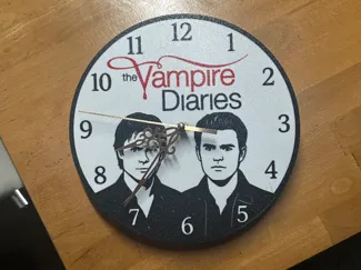 Vampire Diaries Wall Clock