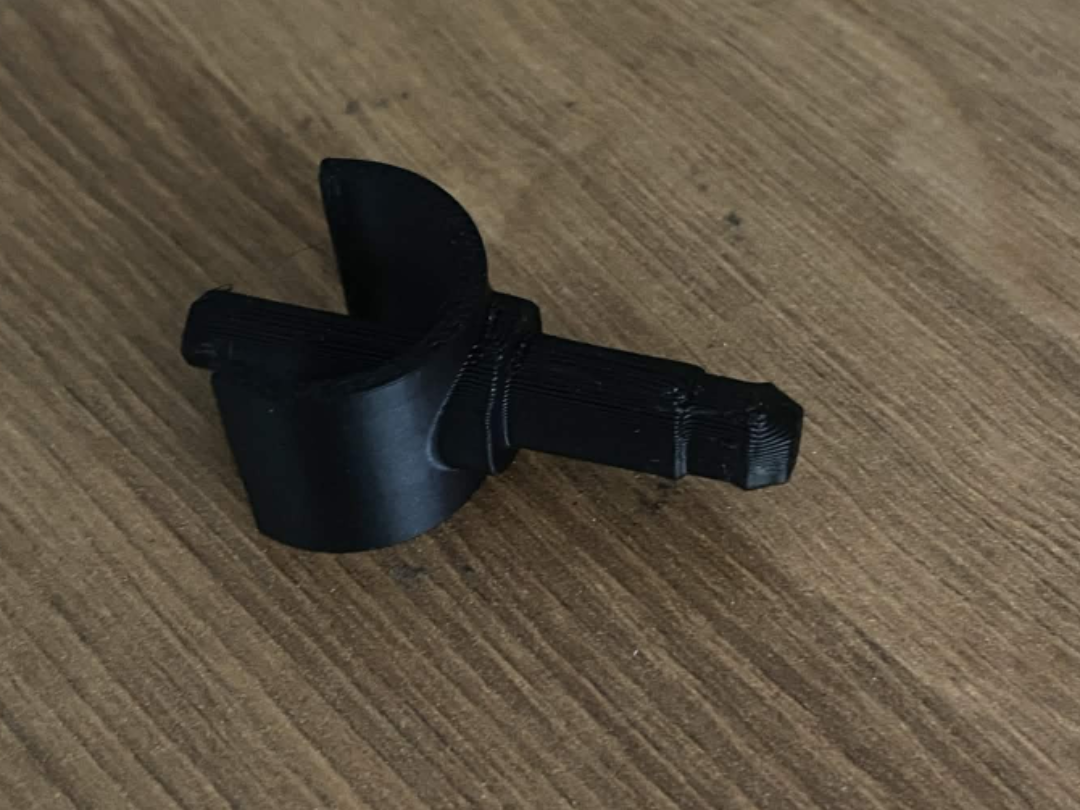 Fixation de roulette d'étendoir 3D model