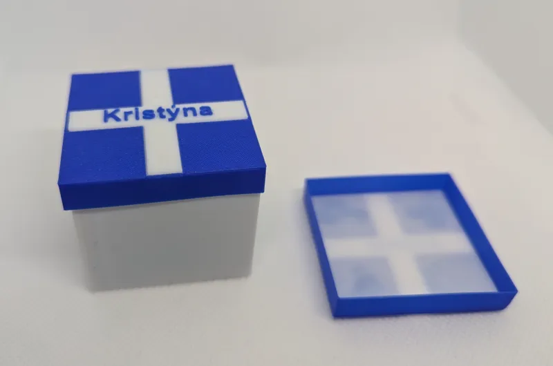 Tiny box with name