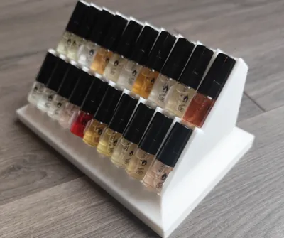 Perfume sample stand for 14mm bottles