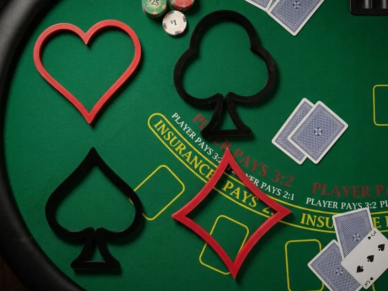 Casino napkin ring