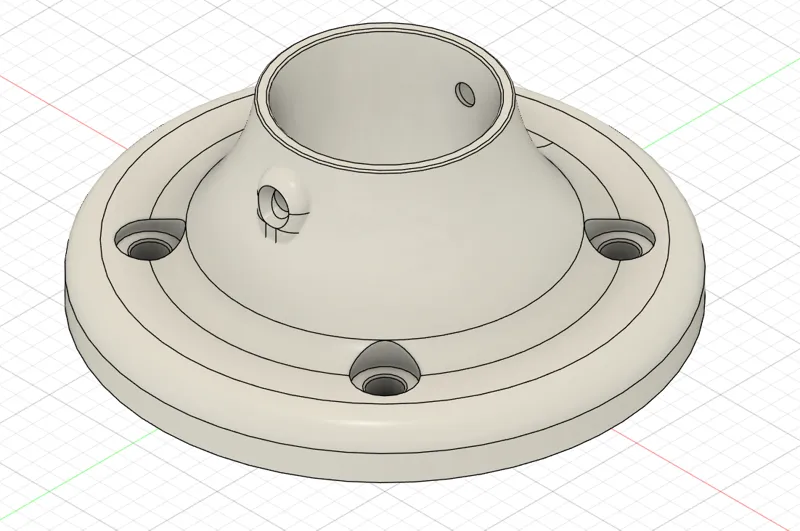 2 inch Pool Ladder-Deck Flange 