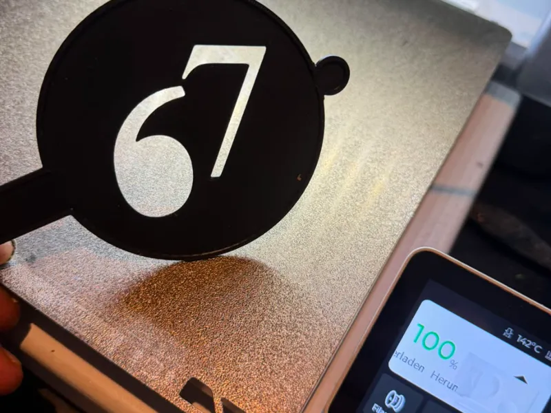 Schablone für Kakaopulver 67