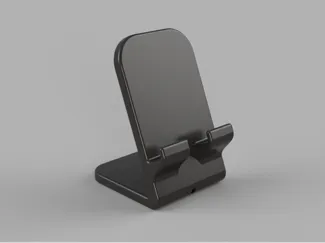 Phone holder and charge station