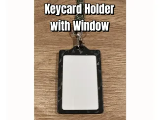 Keycard Holder with Window