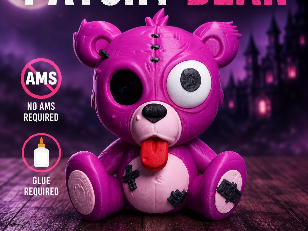 Patchy Bear – Cute Zombie Bear NO AMS - 1