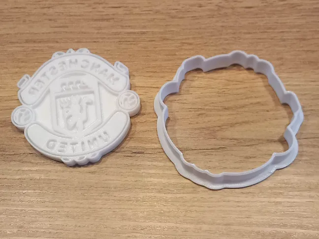 Manchester United FC cookie cutter - stamps