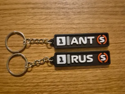 George Russell and Kimi Antonelli f1 keyrings