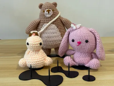 Base for Crochet Soft Toys - Free 3D Print Model - MakerWorld