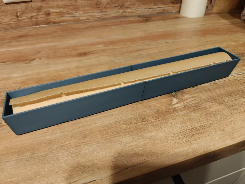 Backpapier-Kästchen für Küchenschublade