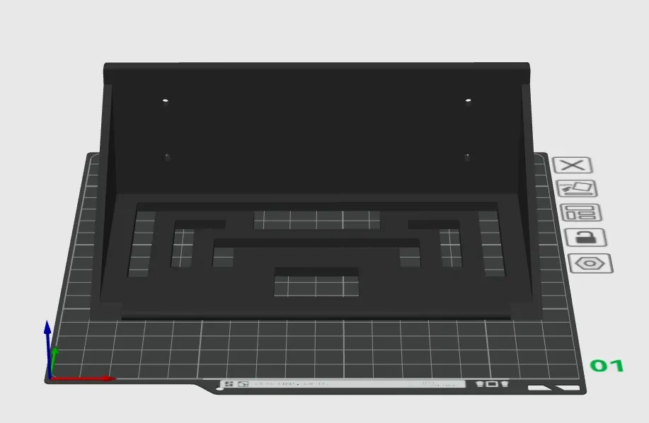 Miniatura 2 do modelo 3D 路由器支架