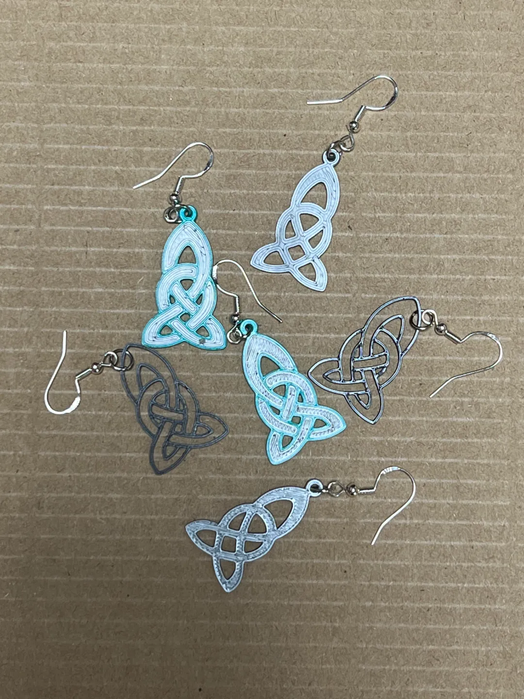 Pendientes nudo eterno celta 1 view 2