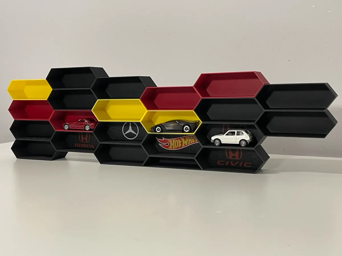 Modular Hex Display Shelf/Box for 1/64 Car - Free 3D Print Model ...