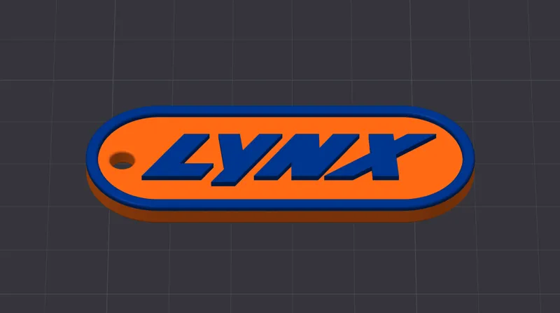 Lynx keyring