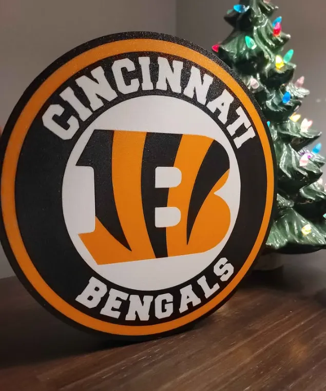 Cincinnati Bengals Lighted LED Sign - Free 3D Print Model - MakerWorld